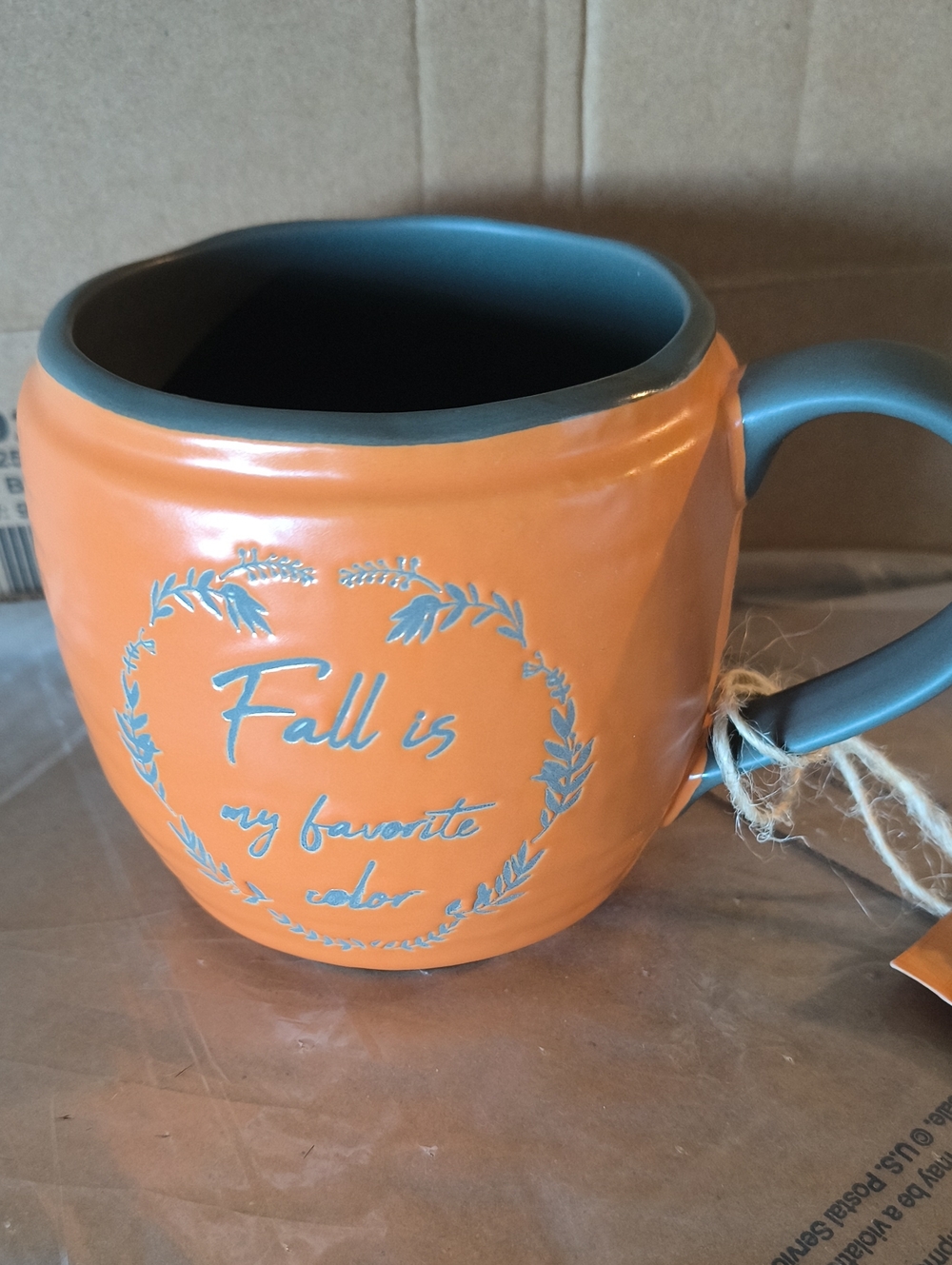 Fall Is My Favorite Color Orange Ceramic Mug - Unbranded